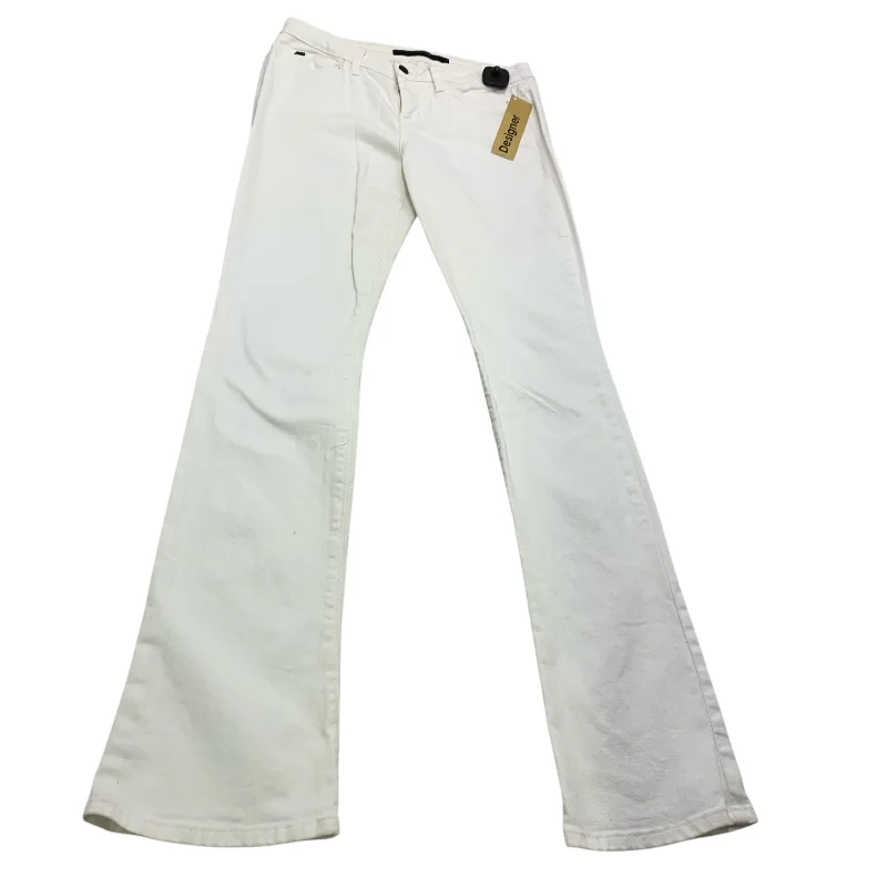 Comfortable Linen Pants-Pants Designer By Joes Jeans In White Denim, Size: 6