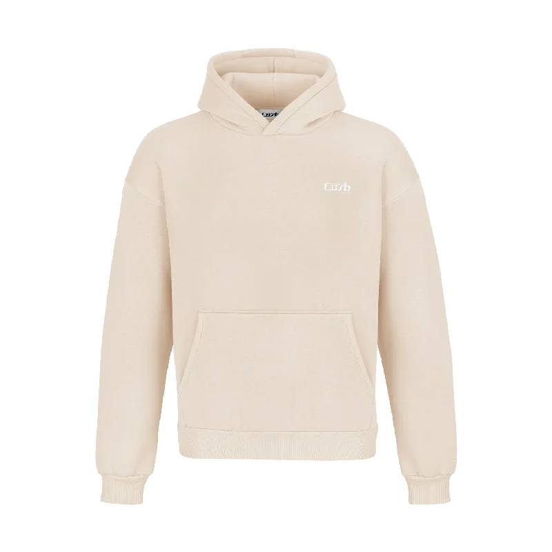 Stylish Pullover Hoodie-HOODIE CREAM