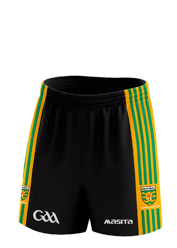 Printed Logo Shorts-Donegal Boston Training Shorts Adult