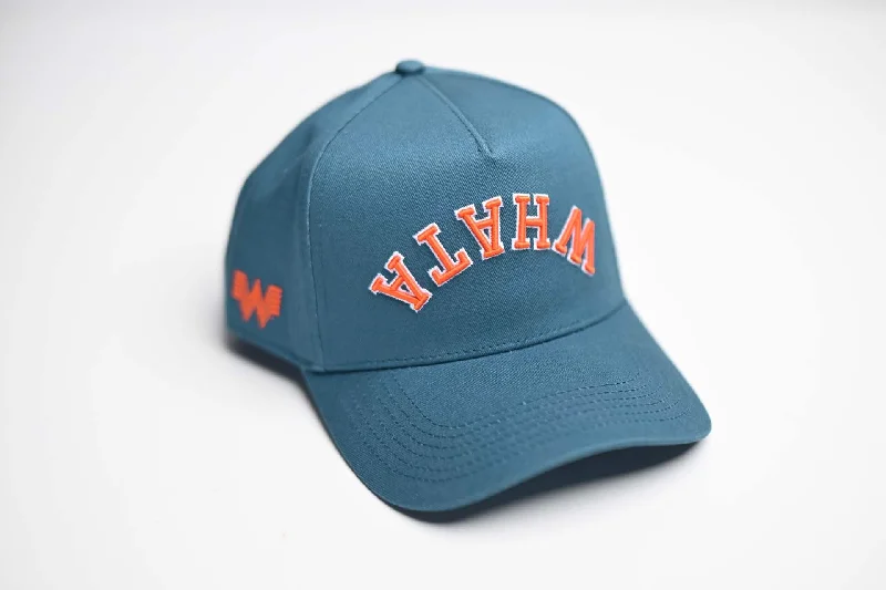 Eco-Friendly Cap-WHATABURGER Snapback - STEEL BLUE