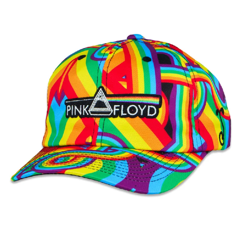 Sporty Golf Hat-Pink Floyd DSOTM V2 Rainbow Dad Hat