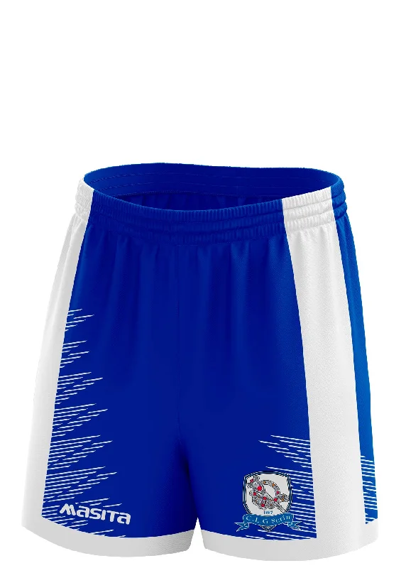 Comfortable Lounge Shorts-Skryne LGFA Hydro Style Match Shorts Adult