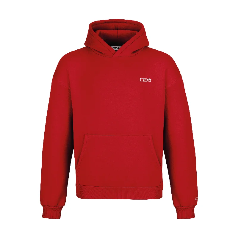 Sporty Hoodie-HOODIE RED