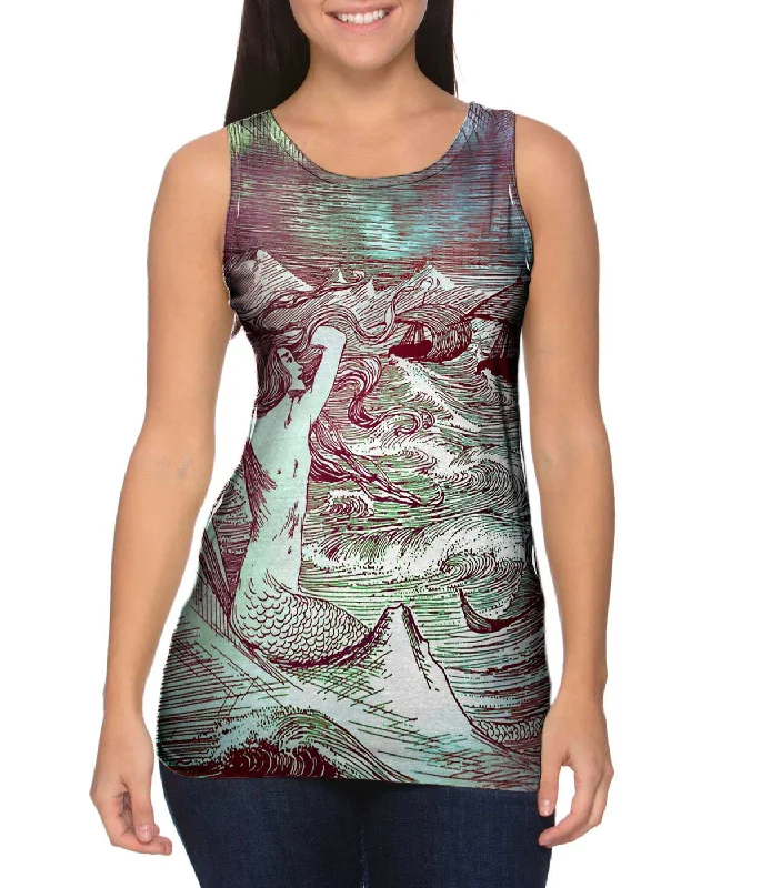 Slim Fit Sleeveless-Helen Stratton - "Mermaid Three Sails"