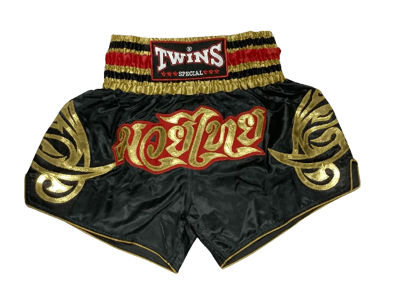 Sporty Training Shorts-Twins Special Shorts T-154BLACK GOLD