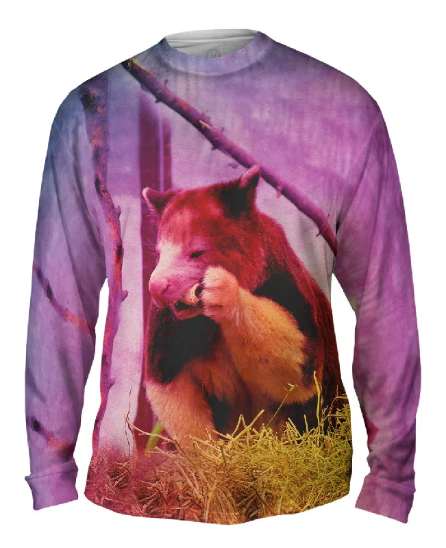 Classic Fit Long Sleeve Shirt-Eating Tree Kangaroo