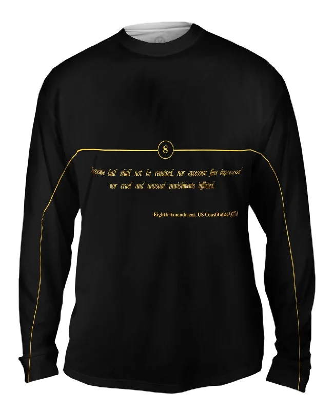 Performance Long Sleeve Shirt-Eighth Amendment Us Constitution