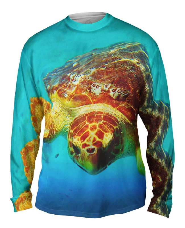 Bold Design Long Sleeve-Deep Sea Turtle