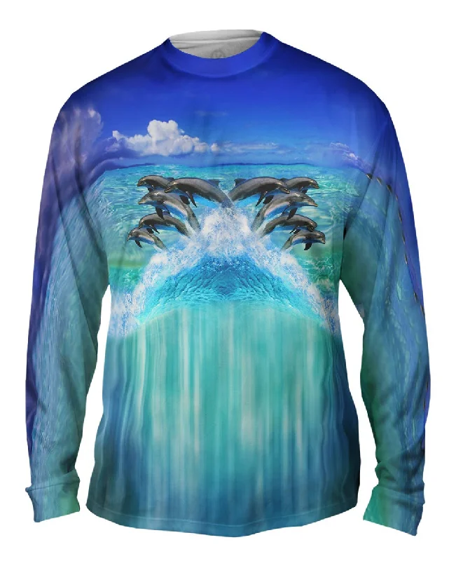 Premium Comfort Long Sleeve-Dolphin Half Skin