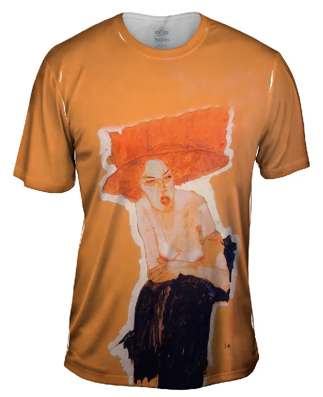 Custom Printed T-shirt-Schiele -"Scornful Woman" (1910)