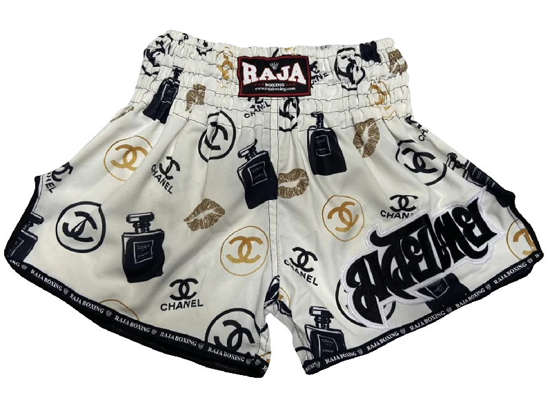 Summer Vibe Shorts-Raja Shorts Cha White R125