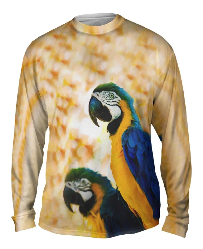 Stylish Simple Long Sleeve-Duo Macaw