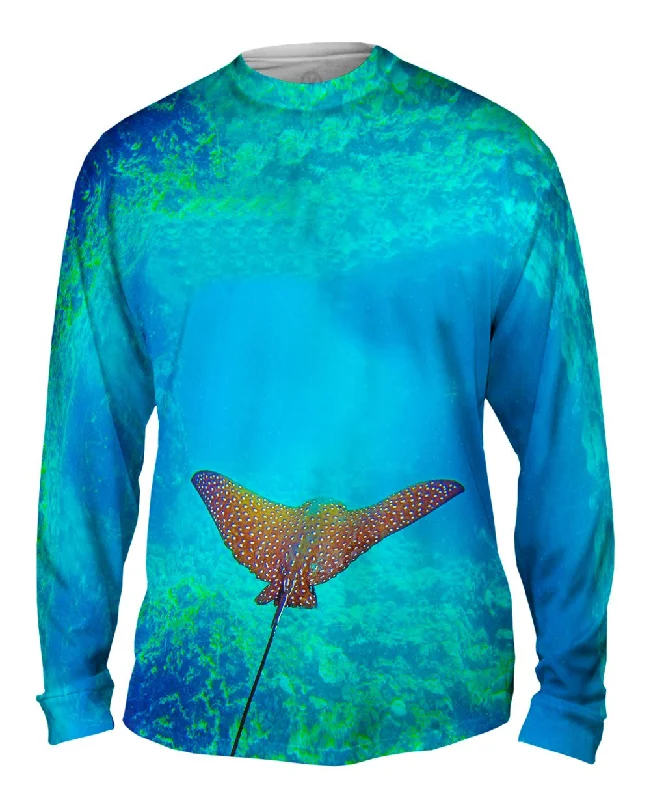 Bold Logo Long Sleeve-Eagle Ray Glides Underwater