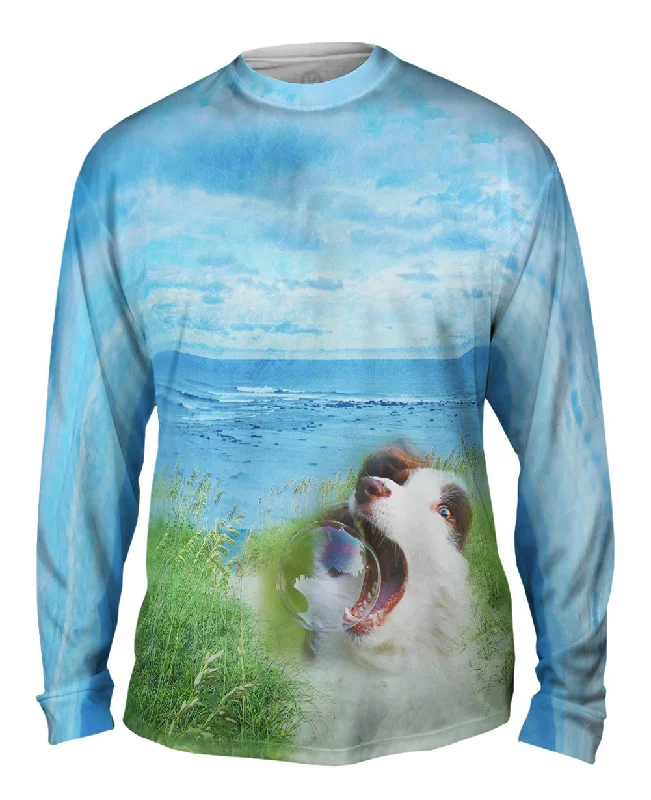 Stylish Long Sleeve Tee-Dog 001