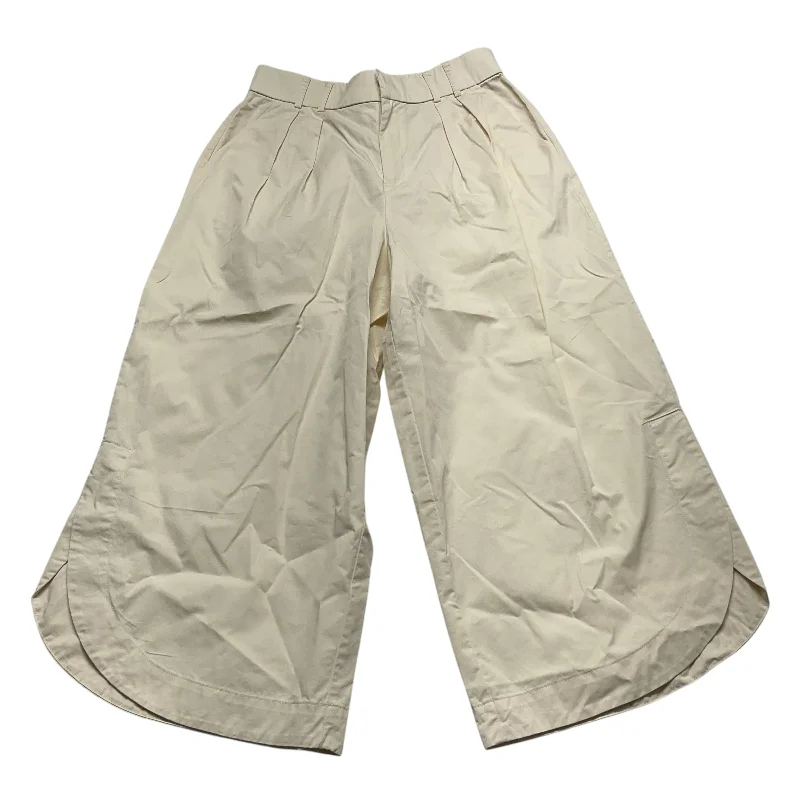 Custom Fit Pants-Pants Cropped By Anthropologie In Cream, Size: Sp