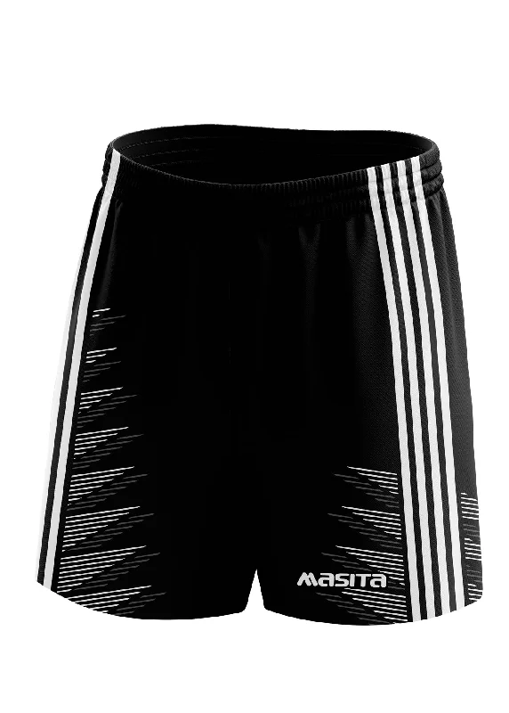 Graphic Logo Shorts-Hydro Gaelic Shorts Black/White Adult