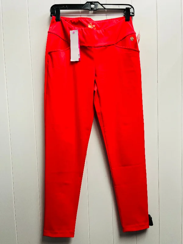 Comfortable Jogging Trousers-Pants Designer By Lilly Pulitzer In Red, Size: 4