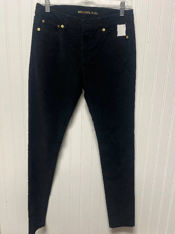 Casual Loose Fit Jeans-Pants Designer By Michael Kors In Black, Size: 2