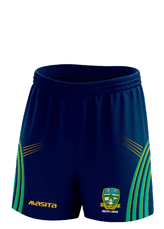 Stylish Print Shorts-Meath Ladies Training Shorts Adult