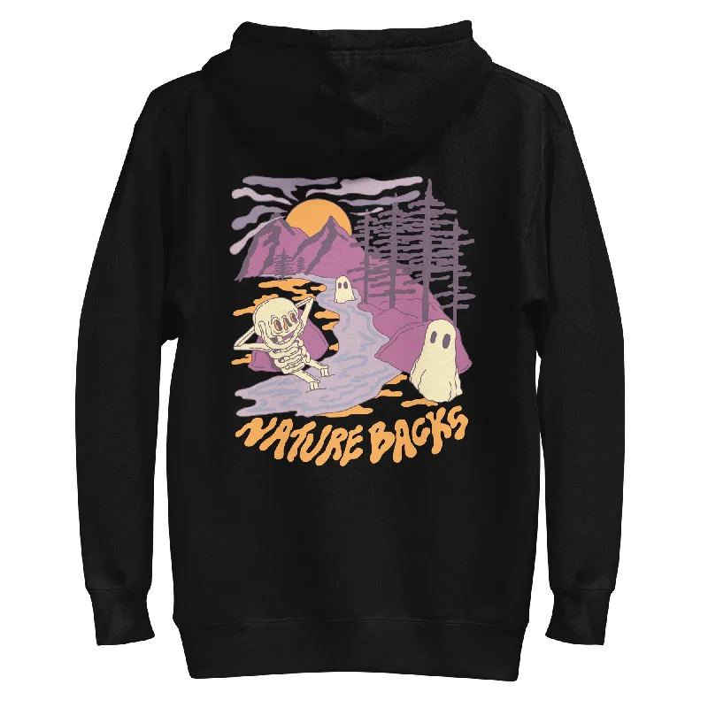 Cozy Pullover Hoodie-Sleepy Hollow Hoodie (Black)