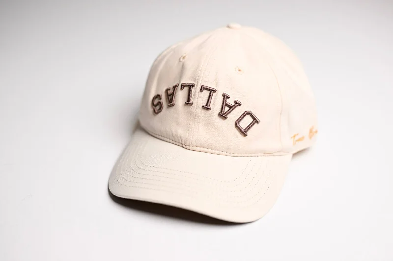 Classic Military Hat-Cream collection - Suede Dad Hat / Offwhite