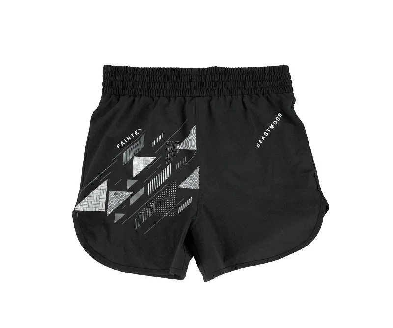 Custom Printed Shorts-Fairtex Shorts AB11 Black