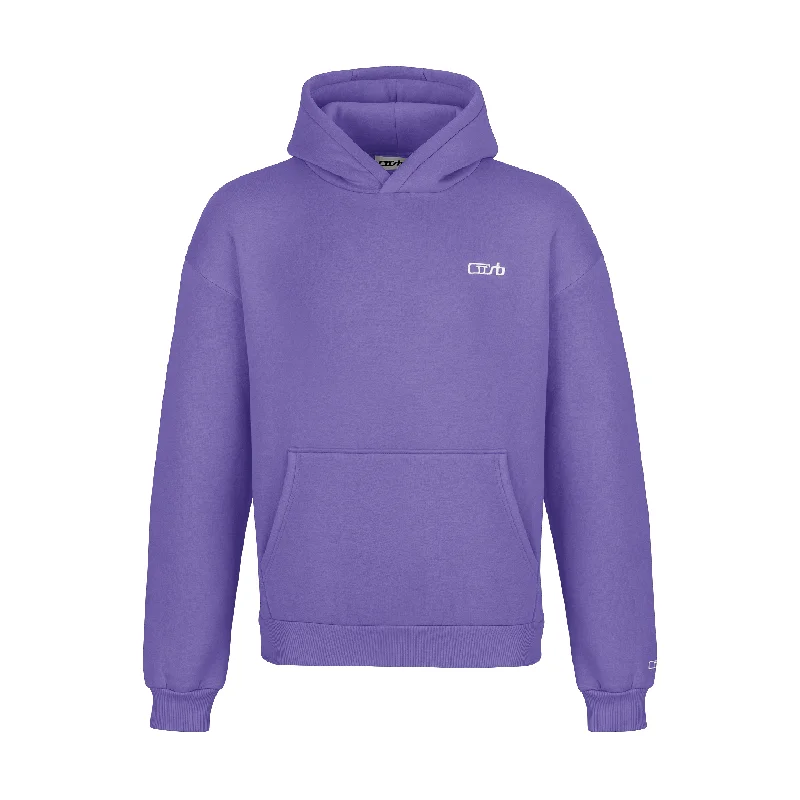 Classic Design Hoodie-HOODIE ROYALE PURPLE