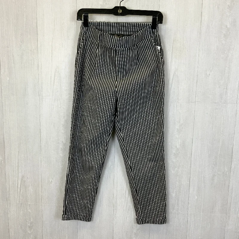 Trendy Wide-Legged Pants-Pants Other By Shinestar In Striped Pattern, Size: M