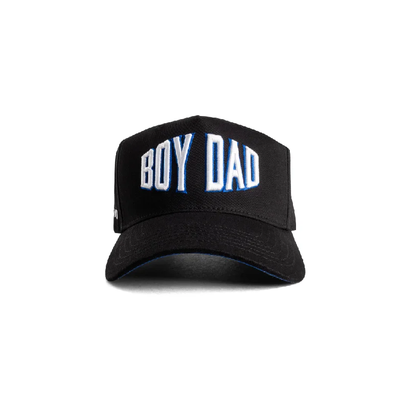 Vintage Flat Cap-Boy Dad Hat - Black