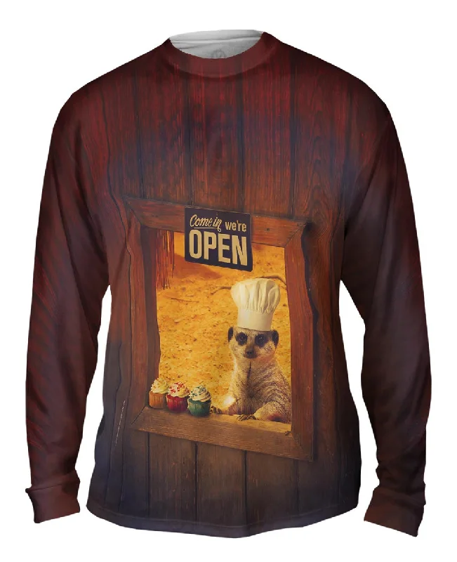 Comfortable Performance Long Sleeve-Cupcake Baker Meercat