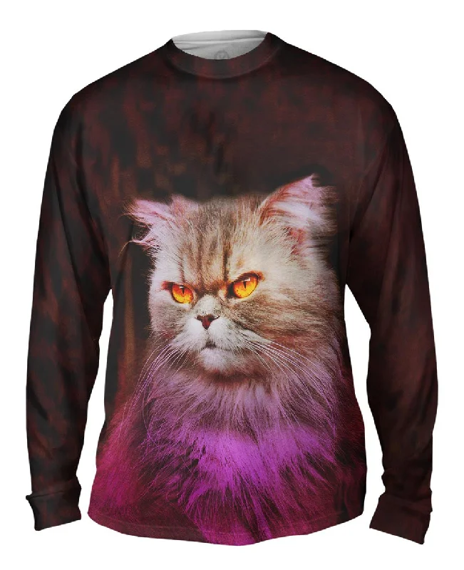 Comfortable Cotton Long Sleeve-Creepy Kitten