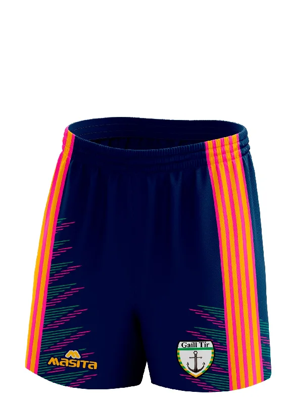 Graphic Sporty Shorts-Gaultier LGFA Pink Training Shorts Adult