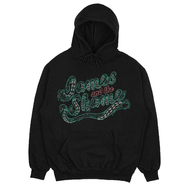 Premium Quality Hoodie-James and the Shame Tentacle Text Hoodie