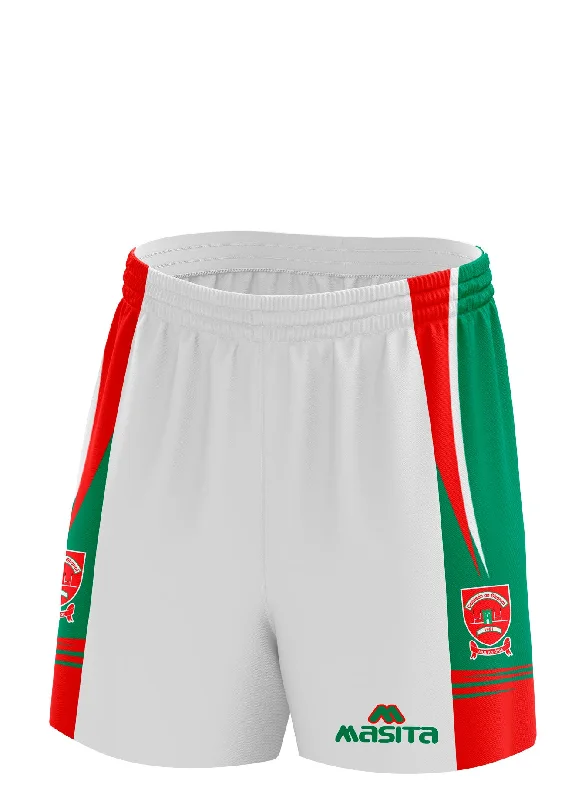 Cool Colorful Shorts-Garrycastle GAA Shorts Adult