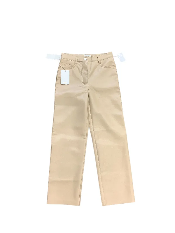 Soft Cotton Chinos-Pants Designer By Wilfred In Tan, Size: 0