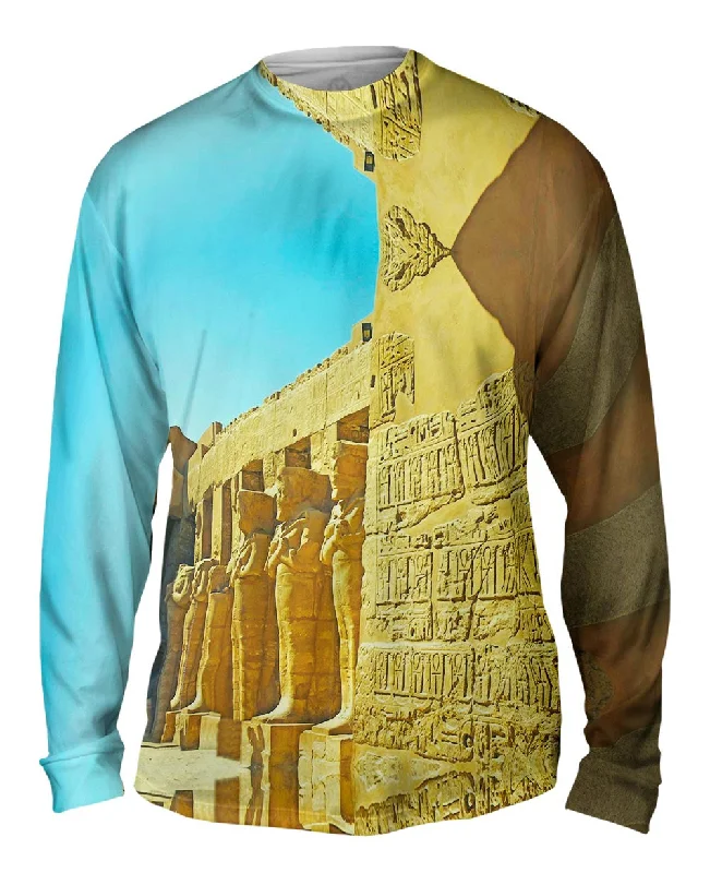 Graphic Art Long Sleeve-Egypt Wall