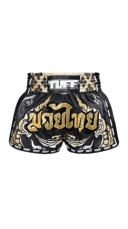 Colorful Stripe Shorts-Tuff Shorts TUF-MRS201-BLK