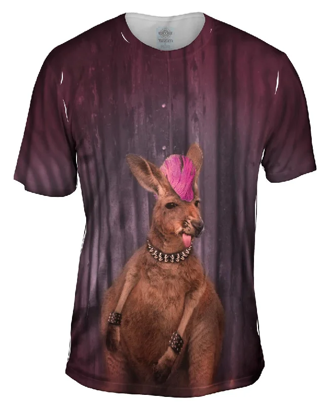 Statement Design T-shirt-Punk Rock Kangaroo