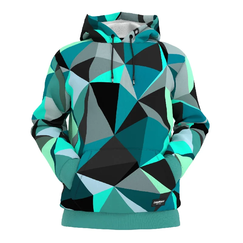 Trendy Zip Hoodie-Cubes Forest Hoodie