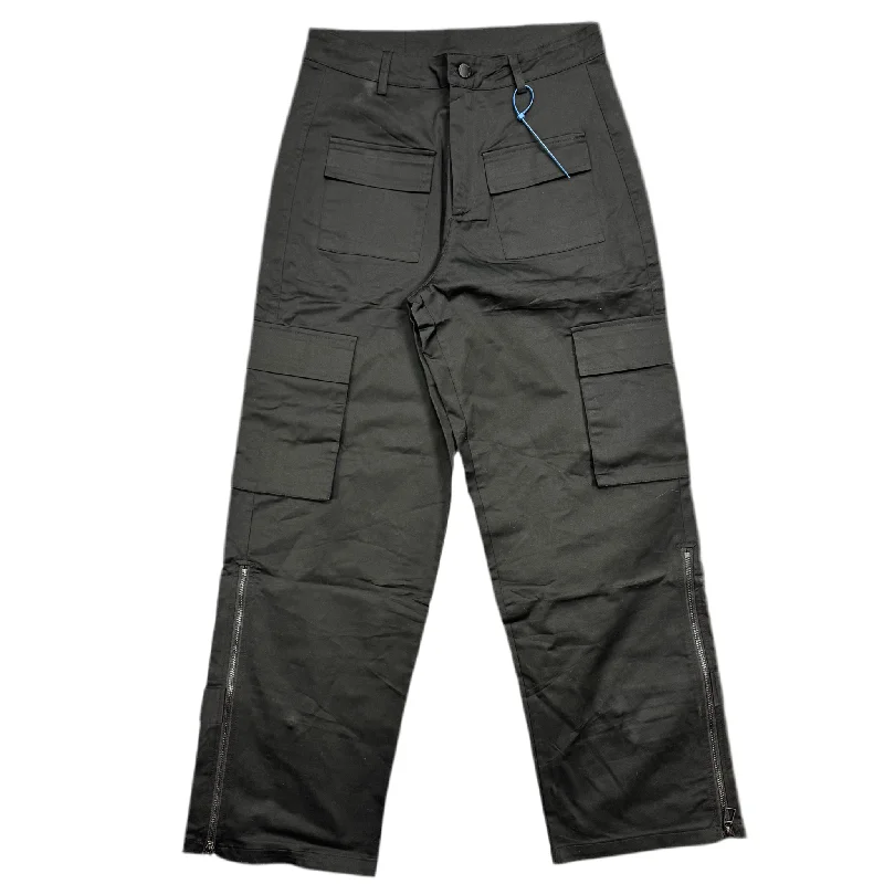 Custom Printed Cargo Pants-Pants Cargo & Utility By Blvck In Black, Size: Xs