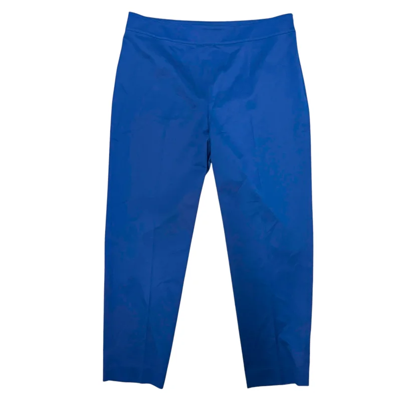 Casual Fit Trousers-Pants Luxury Designer By St John Collection In Blue, Size: 10