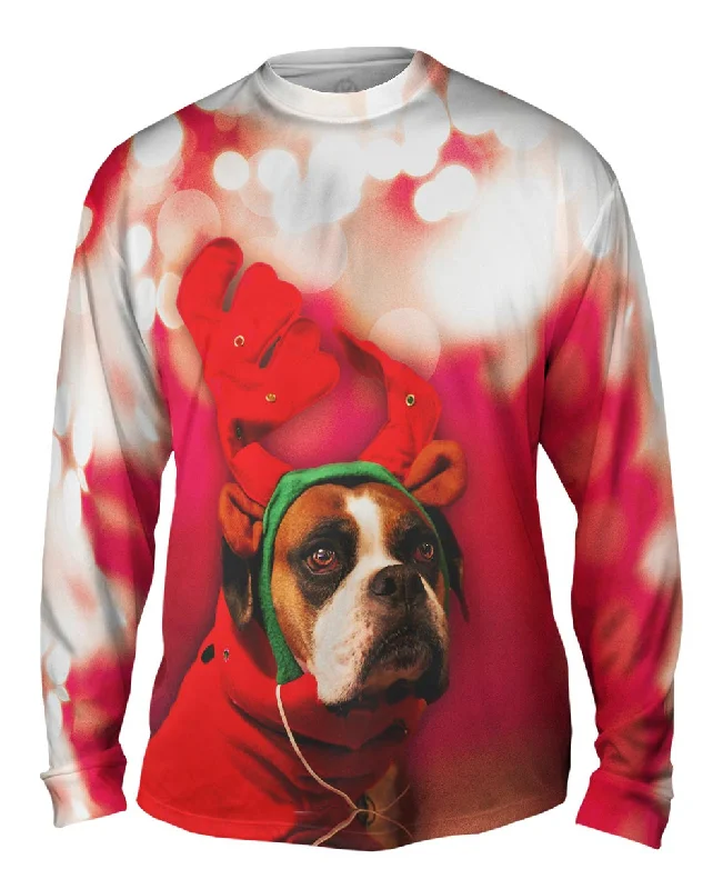 Comfortable Performance Long Sleeve-Doggy Xmas