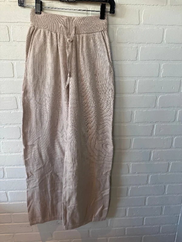 Custom Fit Casual Pants-Pants Lounge By Cmc In Tan, Size: 0