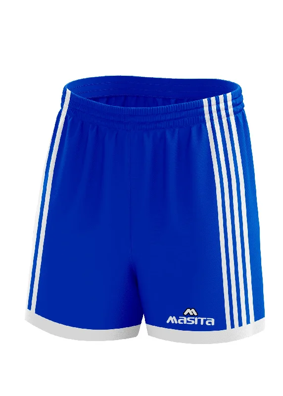 Bold Design Running Shorts-Solo Gaelic Shorts Blue/White Adult