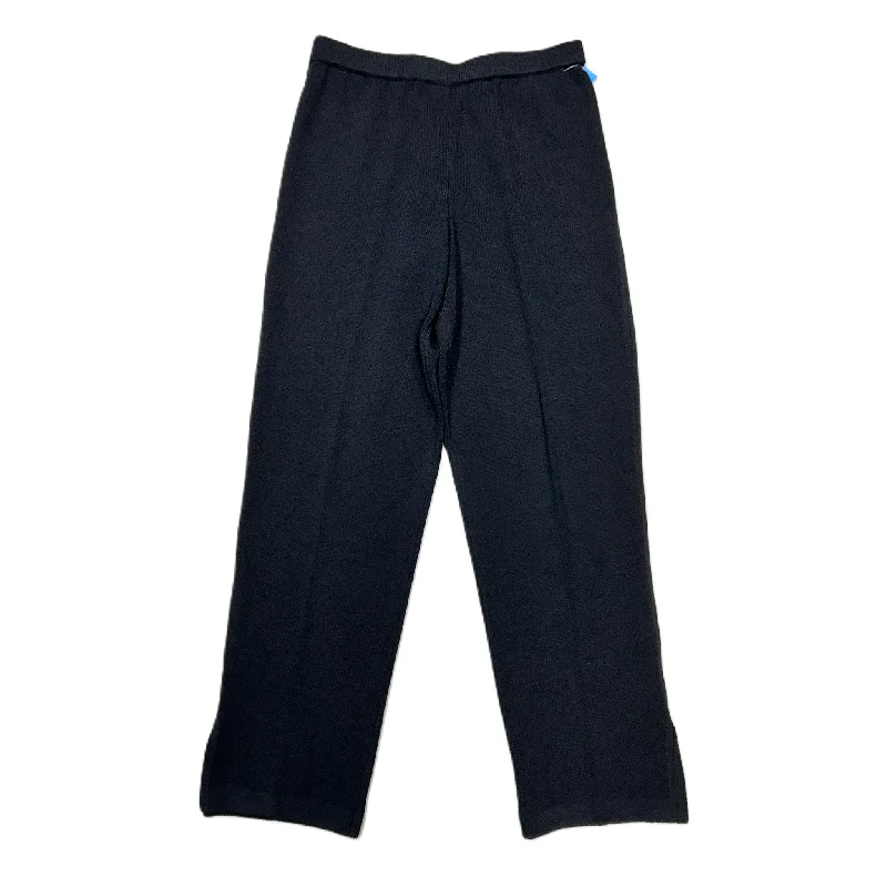 Soft Fleece Joggers-Pants Luxury Designer By St John Collection In Navy, Size: 8