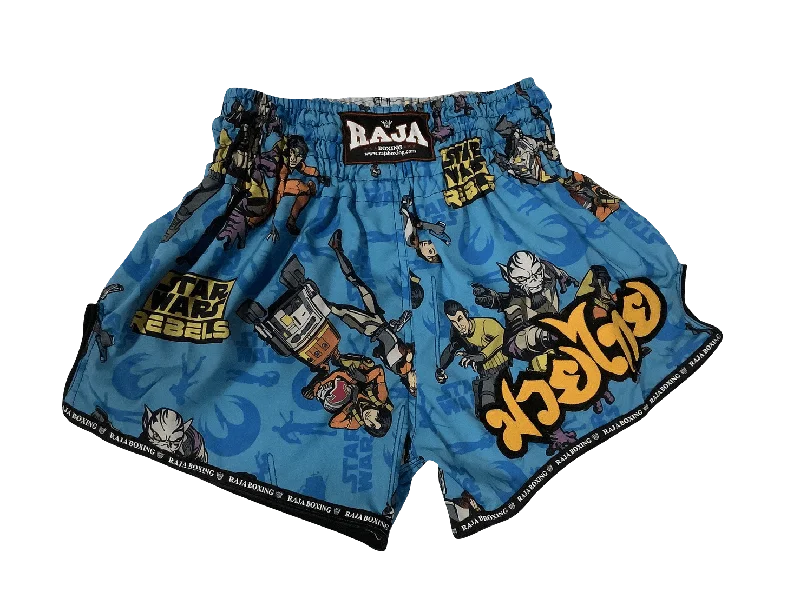 Colorful Printed Shorts-Raja Shorts Blue Style Hulk R63