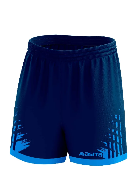 Utility Cargo Shorts-Barkley Gaelic Shorts Navy/Sky Blue Adult