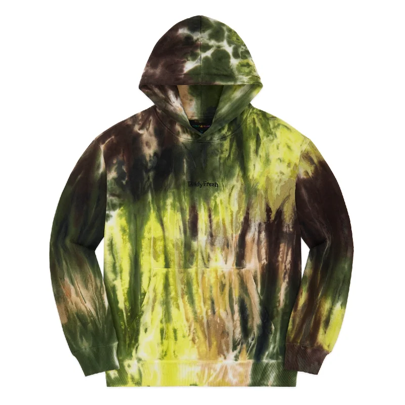 Athletic Zip Hoodie-Ice Dye Hoodie