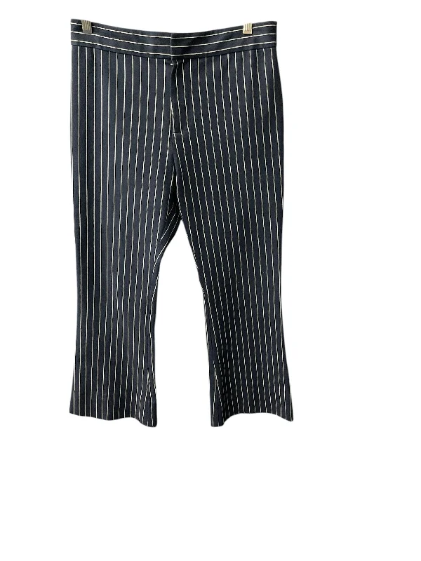 Comfortable Running Pants-Pants Designer By Derek Lam In Striped, Size: 4