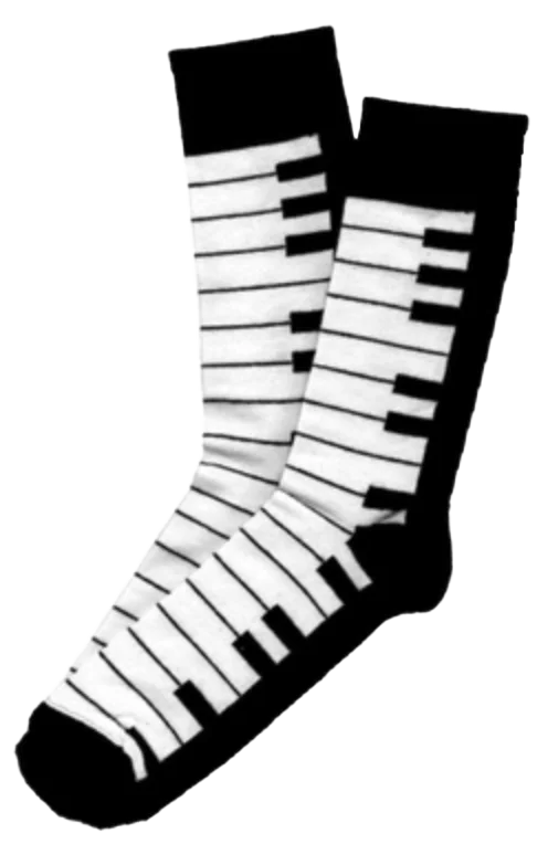 Casual Dress Socks-Keyboard Socks